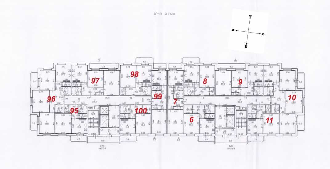 план 2 этажа
