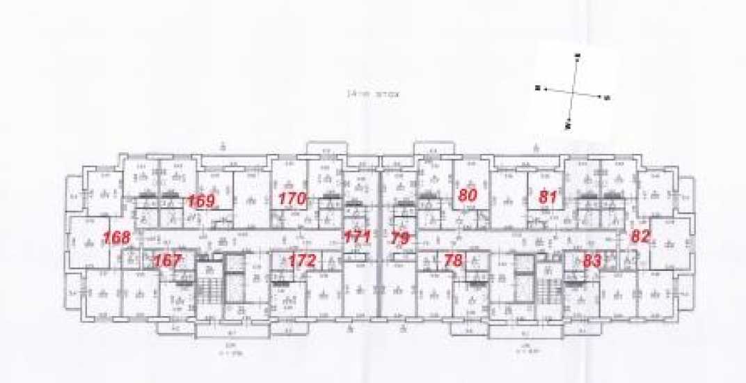план 14 этажа  - копия
