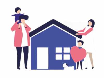 Семья в новом доме